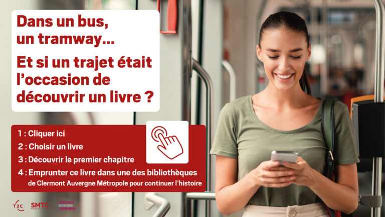 Nouveau service : la lecture s’invite à bord du réseau T2C