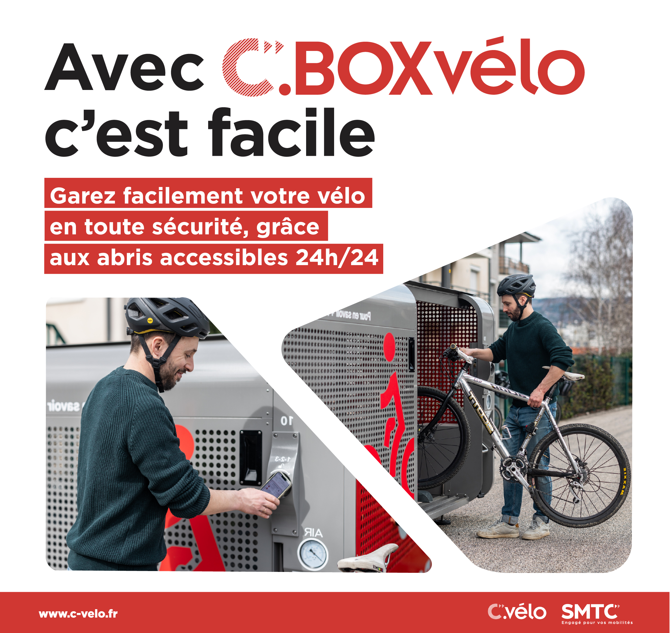 C.BOXvélo : une solution pratique et sécurisée pour stationner son vélo au quotidien